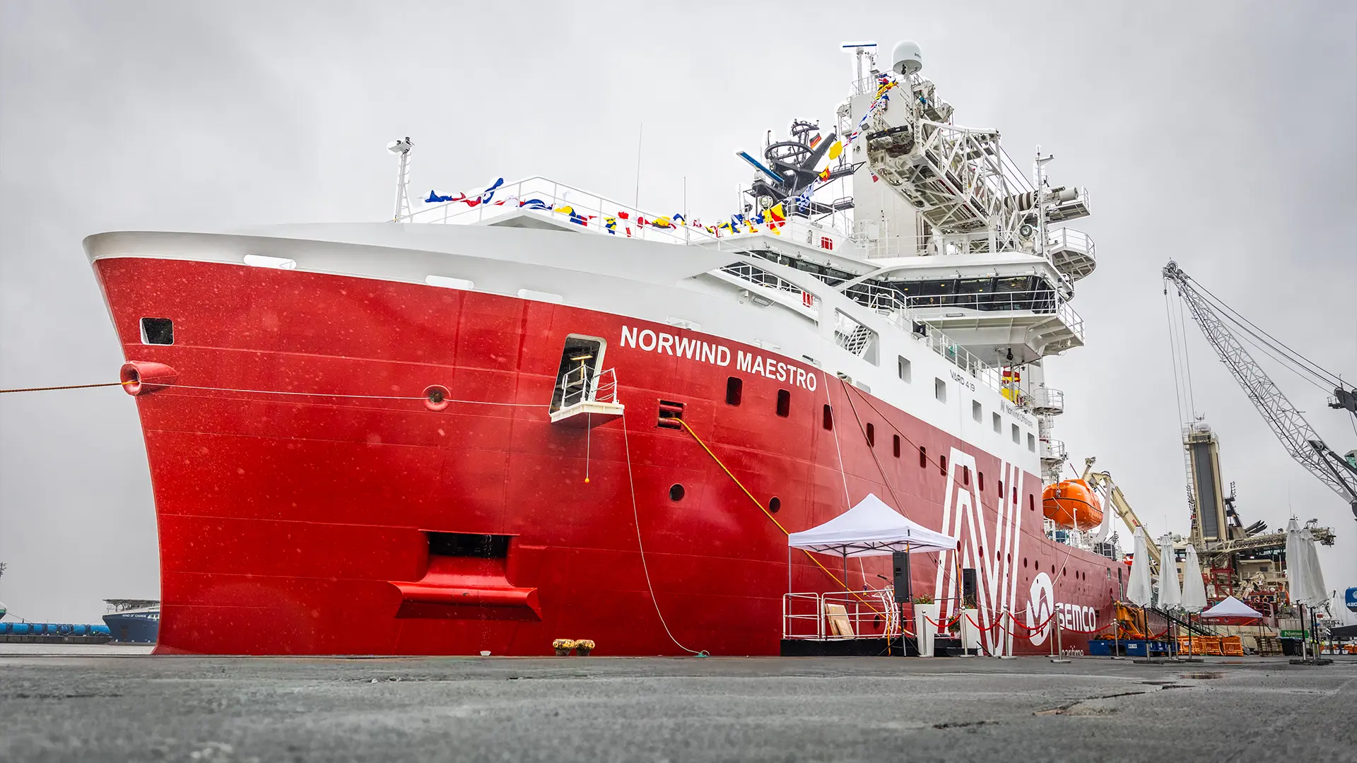 Impressionen der Schiffstaufe der Vard Group